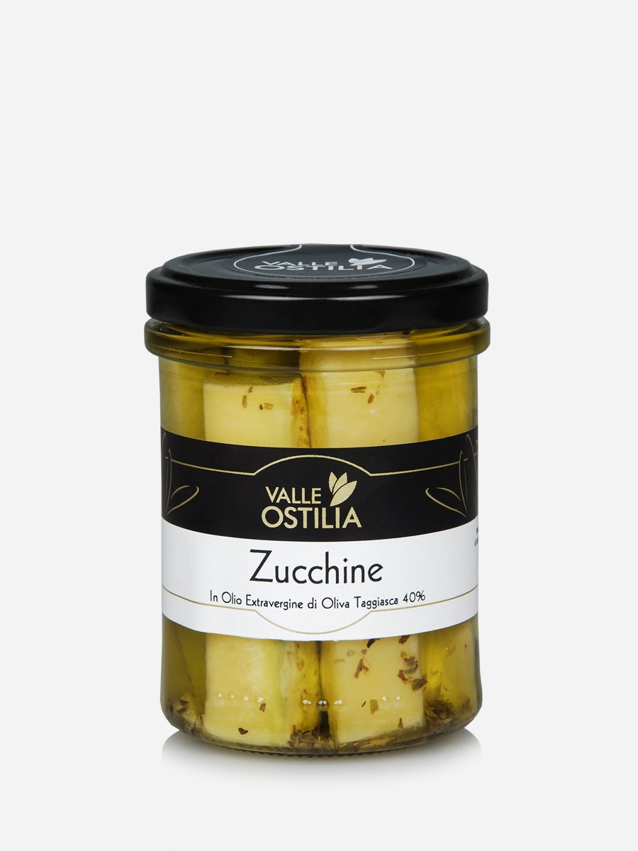 Zucchine in Olio Extravergine di Oliva Taggiasca 40%